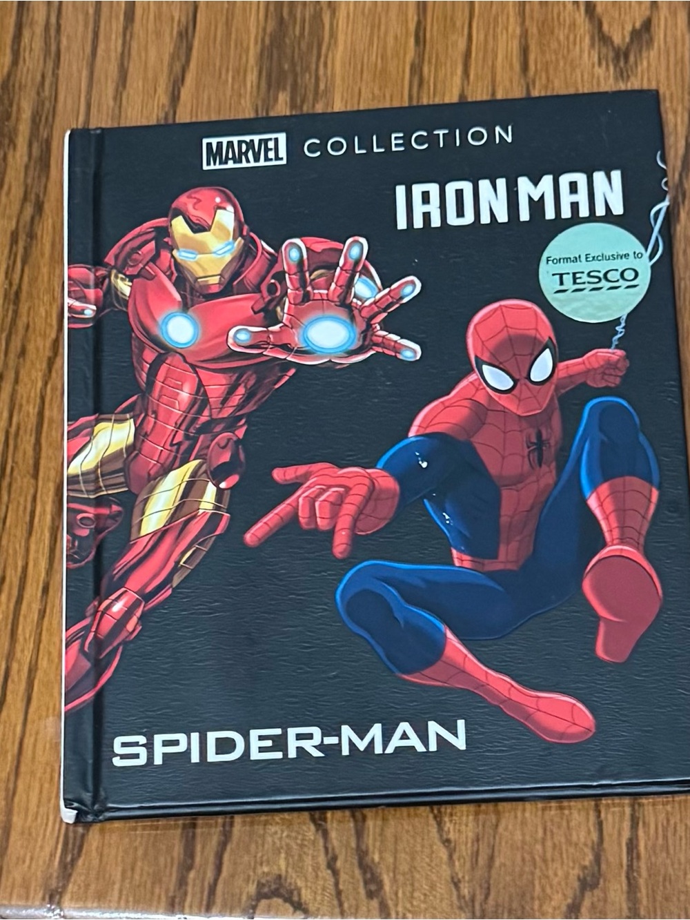 Marvel Iron Man & Spider-Man Hardcover - Black, Red, Blue